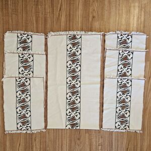 Desert Sunset Rare Brand Southwest Pueblo Inspired Table Runner and 6 Place Mats